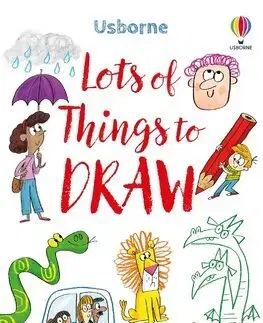 Pre deti a mládež - ostatné Lots of Things to Draw - Sarah Russell,Fred Blunt