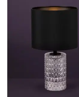 Lampy Eglo 39979 - Stolná lampa SAPUARA 1xE27/40W/230V čierna 39979