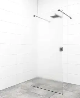 Sprchové dvere Sprchová zástena Walk-in 90 cm SAT vo farbe profilu čierna SATBWI90MSZAVC SATBWI90MSZAVC
