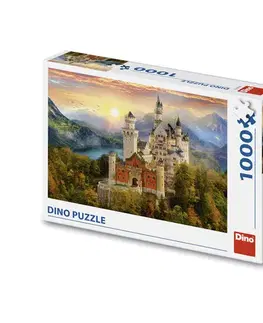 1000 dielikov Puzzle Maľovaný Neuschwanstein 1000 D