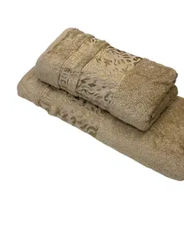 Uteráky Osuška bambo béžová klasik 70x140cm TiaHome