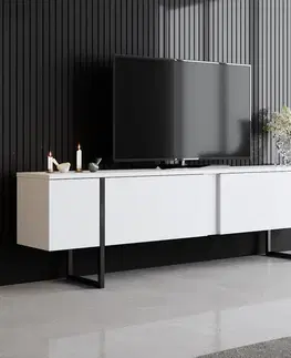 TV stolíky TV stolík Luxe - White, Black