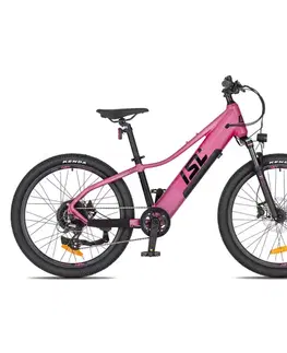 Elektrobicykle inSPORTline ISL Savager 360 Wh 24" - model 2026 Blush Pink - 13" (135-153 cm)