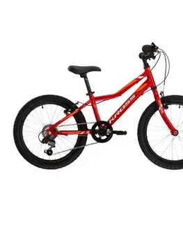 Bicykle Kross Hexagon Mini 1.0 20" 2022 červená/biela/oranžová - 11" (110-135 cm)