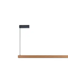 Svietidlá  NEO 07303L - LED stmievateľný luster na lanku MADEIRA 26W/230V Wi-Fi Tuya 122 cm dub 07303L