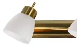 Stropná svetla Stropné svietidlo Venice strip 3*40W G9 biele patinované