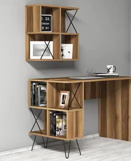 Písacie stoly Písací stôl Extra 2 - Walnut