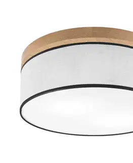 Svietidlá BRILAGI - LED Stropné svietidlo BELLADONNA 2xE27/15W/230V pr. 40 cm biela/dub 8590828609896