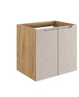 Kúpeľňový nábytok Comad Ocean Beige skrinka 60x46x57 cm dub-béžová OCEAN BEIGE 82-60-2D