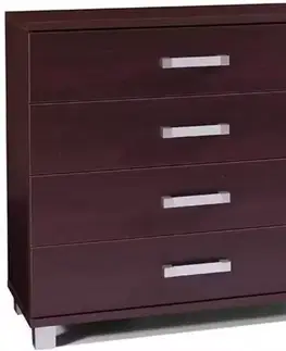 Sektorový nábytok Komoda  Maximus m35 4 s venge