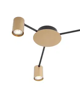 Svietidlá Redo 01-4049 - Bodové svietidlo NOA 3xGU10/10W/230V zlatá 01-4049