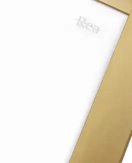 Sprchovacie kúty REA - Sprchovací kút City 80x80 Gold Brush Bez sprchovej vaničky REA-K6444