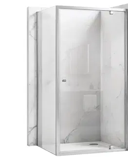 Sprchovacie kúty REA/S - Sprchovací kút Primo Swing 80x100 Chrome KPL-K2863
