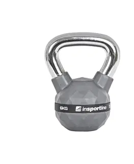 Kettlebell Pogumovaná činka inSPORTline Ketlebel PU 6kg
