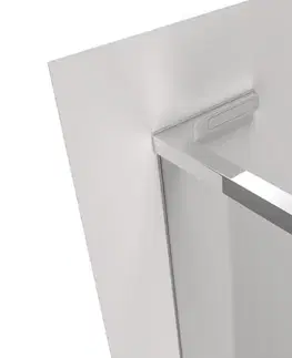Sprchové dvere CERANO - Sprchová zástena Walk-in Onyx L-ľavá vzpera - 8 mm - chróm, transparentné sklo - 70x200 CER-8050BD885