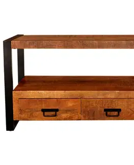 TV stolíky TV stolík Retro 100x60x45 indický masív mango