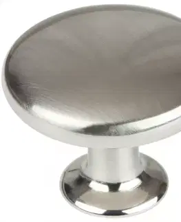 Úchytky a rukoväte Nábytkový gombík Daira Ø30 mm brúsený nikel