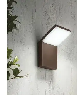 Svietidlá Ideal Lux - LED vonkajšie nástenné svietidlo STYLE LED/8,5W/230V 3000K CRI 90 IP54 hnedé 322704
