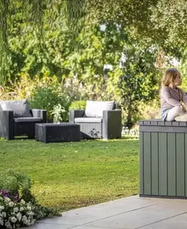 Úložné boxy a chladničky KETER Úložný box DRAWINE 570L | zelená