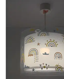 Svietidlá Dalber 41192 - Detský luster RAINBOW 1xE27/15W/230V pestrofarebný 41192M