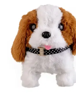 Drevené hračky Teddies Pes Max 15 x12 cm na batérie so zvukom a pohybom