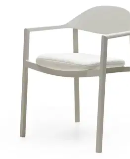 Záhradné stoličky MARSALA II záhradná stolička, svetlobéžová