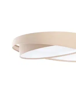 Svietidlá  LED stmievateľné stropné svietidlo SM. GALAXY M. LED/24W/230V, priemer 55 cm, béžová/biela + diaľkové ovládanie D-090-060-027-RC