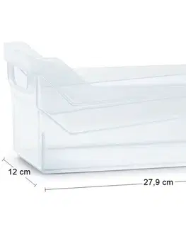 Úložné boxy NABBI NUK1L plastový úložný box 3 l priehľadná