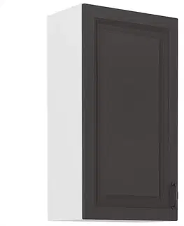 Kuchynské skrinky visiace Kuchynská skrinka STILO grafit mat/biely 50g-90 1f