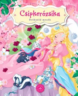 Leporelá, krabičky, puzzle knihy Csipkerózsika - Örökzöld mesék