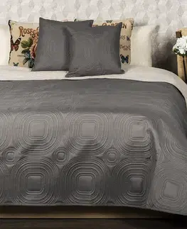 Prikrývky 4Home Prehoz na posteľ Doubleface taupe/béžová, 220 x 240 cm, 2x 40 x 40 cm