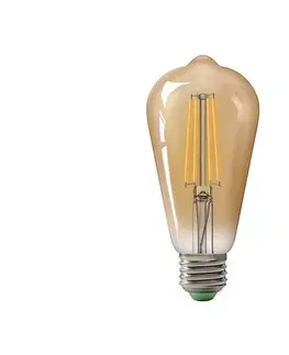 LED osvetlenie LED Žiarovka CLASIC AMBER ST64 E27/10W/230V 2200K - BRILAGI ZD-CA6410-22