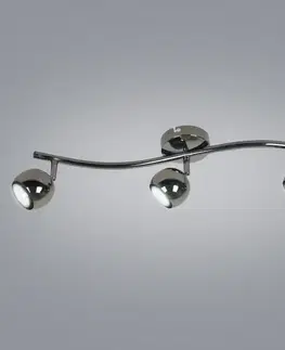 Moderné lampy do obývačky Luster Mars As-8006-03-6195 čierny chróm LS3