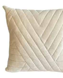 Dekoračné obliečky Obliečka na vankúš Lili RQ-191 40x40 cm svetlobéžová