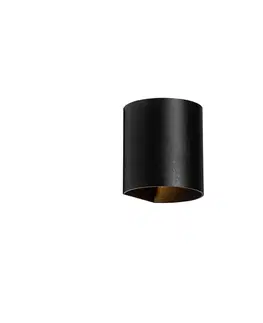 Nástenné osvetlenie Moderná nástenná lampa čierna - Sabbio