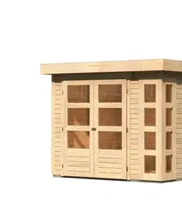 Drevené Drevený záhradný domček KERKO 3 Lanitplast