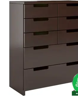 Komody do spálne Komoda drevená buk 8s Skandica Spectrum Palisander