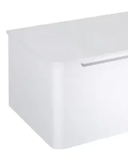 Kúpeľňový nábytok SAPHO - KERALA umývadlová skrinka 80x35x47,5cm, 1x zásuvka, biela lesk KR080-3030
