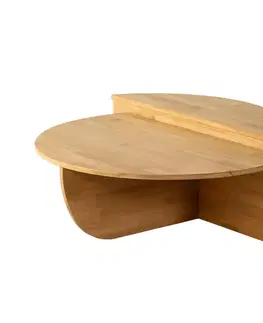 Sady stolíkov Súprava konferenčných stolíkov Podium Wood - Oak