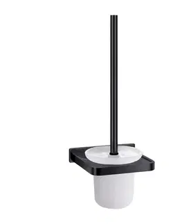 Doplnky do kúpeľne OMNIRES - DARLING WC kefa čierna /BLH/ DA70620BL