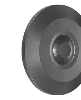 Svietidlá  Senzor pohybu stropný PIR 360° 1000W/230V čierna 23677