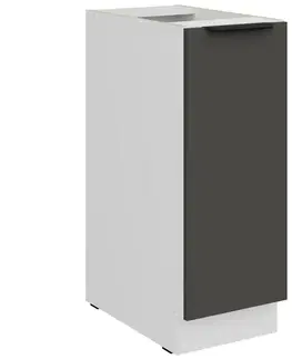 Kuchynské skrinky stojace Kuchynská skrinka Aria-Gr/Wh Anti Fingerprint 30d Cargo Bb