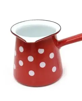 Hrnčeky a šálky Kinekus Džezva 250ml smalt, dekor Bodky