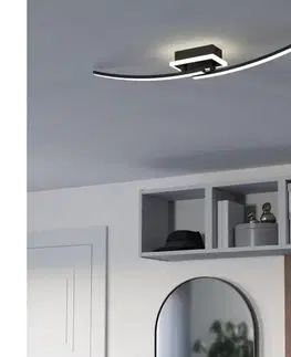 Svietidlá Eglo 901217 - LED Stropné svietidlo LUNGOLAGO LED/12W/230V 4000K čierna 901217