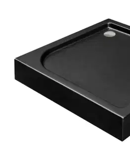 Vane BESCO - OSKAR STONE EFFECT štvorcová sprchová vanička - Rozmer A - 91 cm, Rozmer B - 91 cm, Rozmer C - 16 cm OLBVANACOSK90S