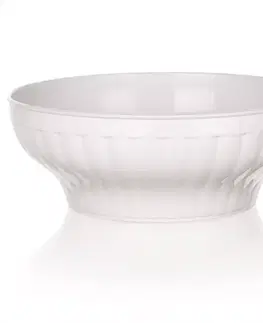 Dekorácie a bytové doplnky Šalátová misa 18 cm biela