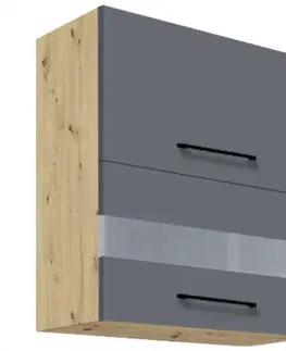Kuchynské skrinky visiace Skrinka do kuchyne Infinity 40G GREY