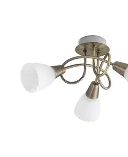 Svietidlá Rabalux 5533 - Prisadený luster JENNA 3xE14/40W/230V mosadz  5533