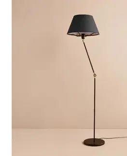 Lampy  Flexibilná stojaca lampa AYD 1xE27/40W/230V čierna 780SGN3526