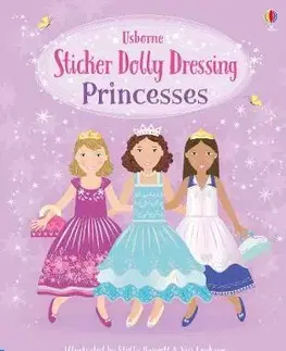 V cudzom jazyku Sticker Dolly Dressing Princesses - Fiona Watt